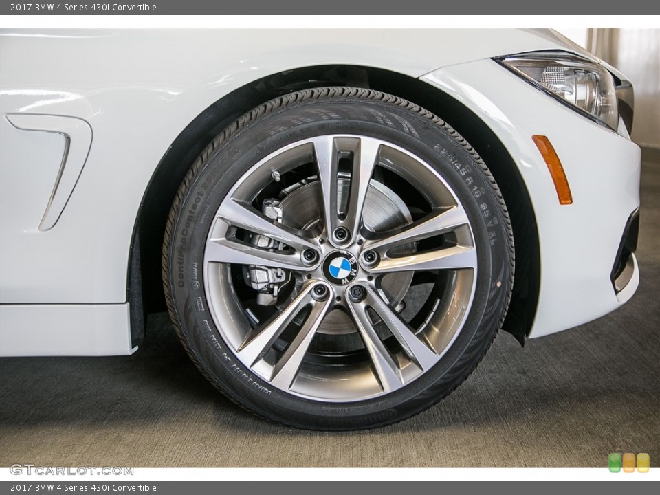 2017 BMW 4 Series 430i Convertible Wheel and Tire Photo #115764779