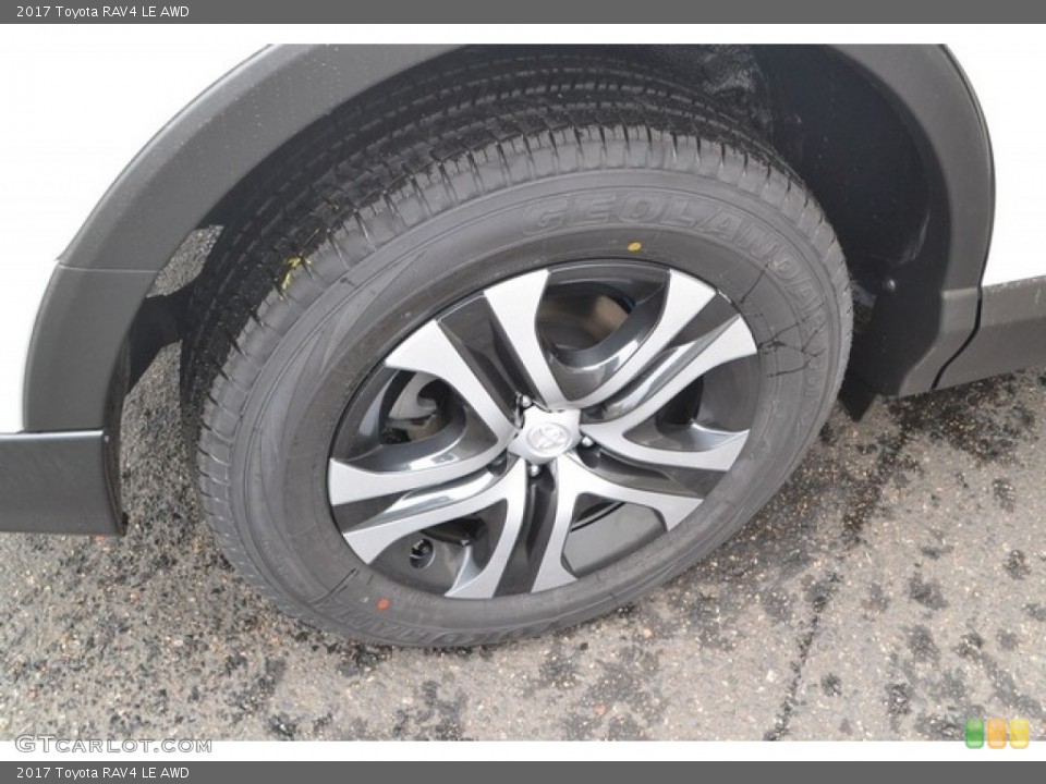 2017 Toyota RAV4 LE AWD Wheel and Tire Photo #115766378