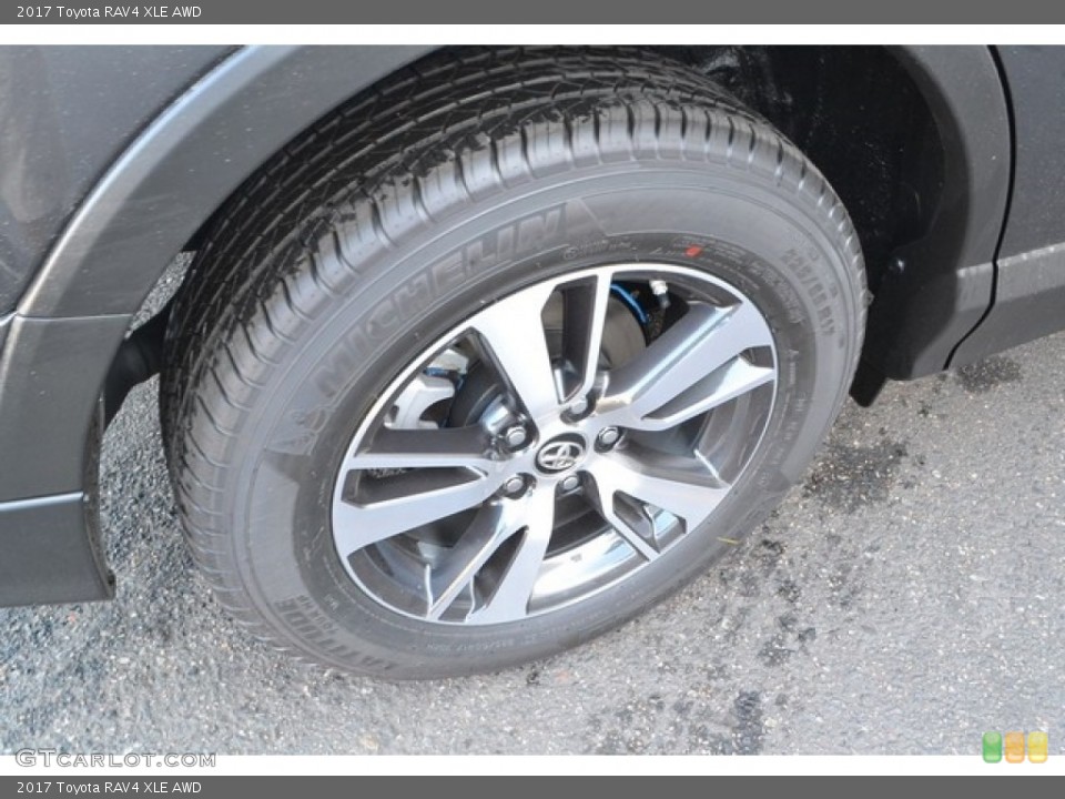 2017 Toyota RAV4 XLE AWD Wheel and Tire Photo #115766561