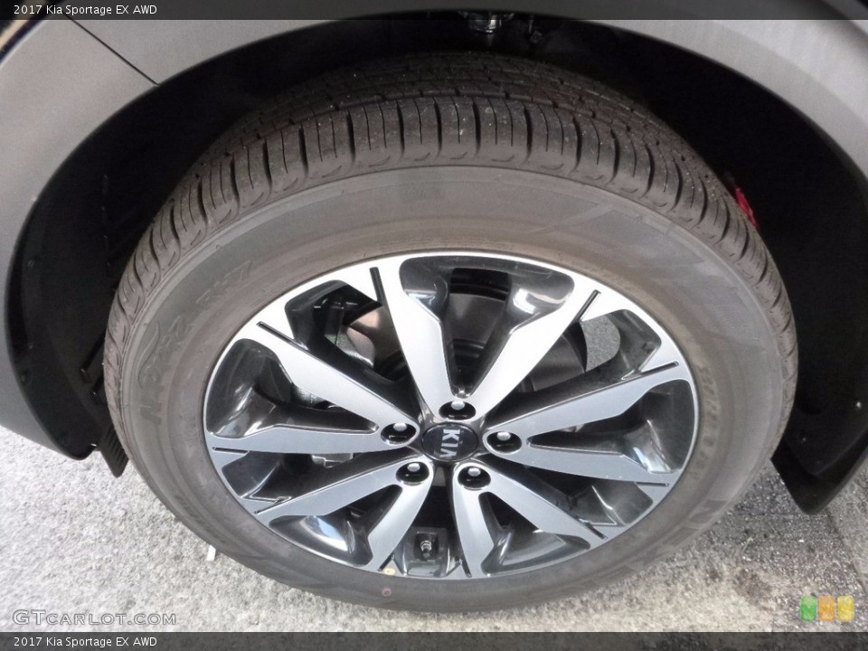 2017 Kia Sportage EX AWD Wheel and Tire Photo #115767059