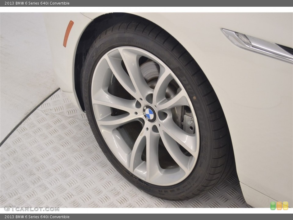 2013 BMW 6 Series 640i Convertible Wheel and Tire Photo #115791834