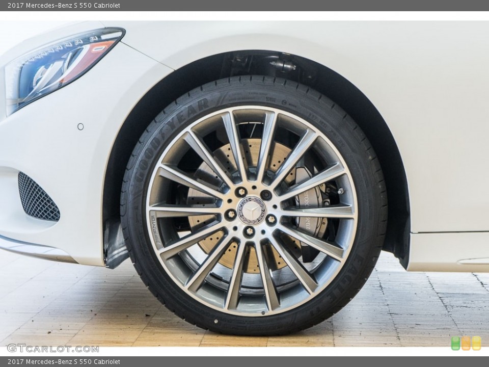 2017 Mercedes-Benz S 550 Cabriolet Wheel and Tire Photo #115796760