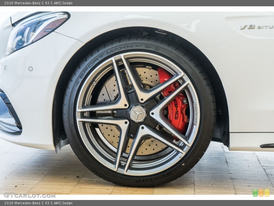 2016 Mercedes-Benz C 63 S AMG Sedan Wheel and Tire Photo #115797825