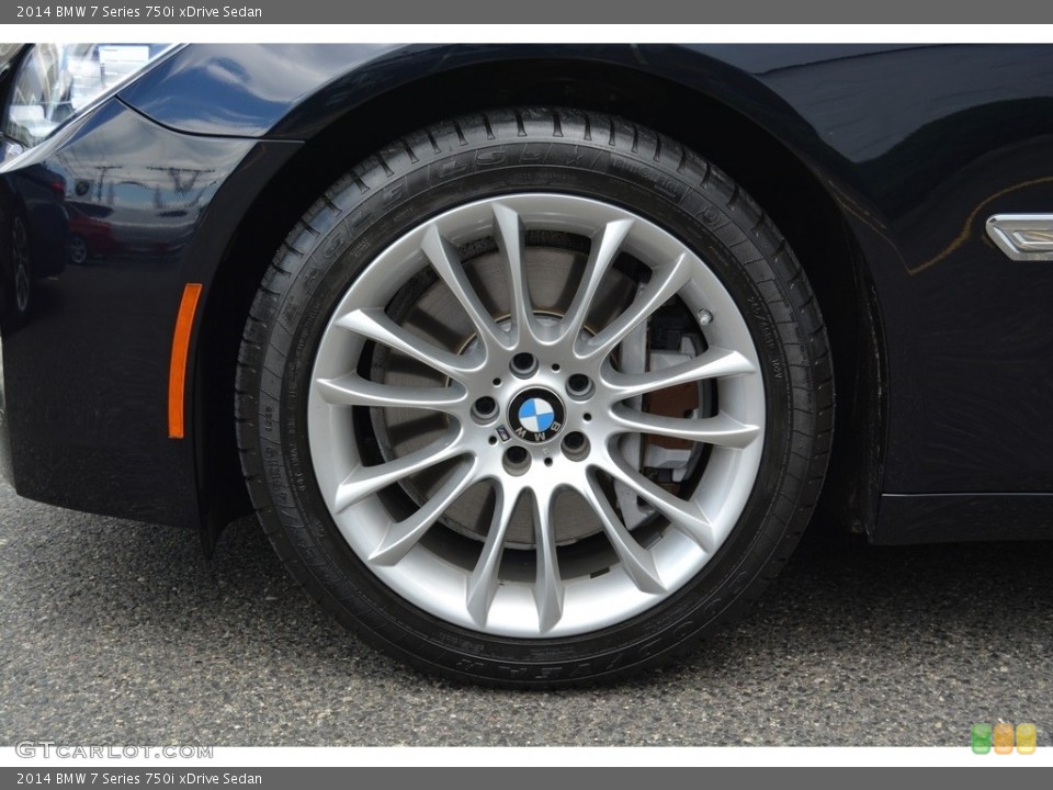 2014 BMW 7 Series 750i xDrive Sedan Wheel and Tire Photo #115801335