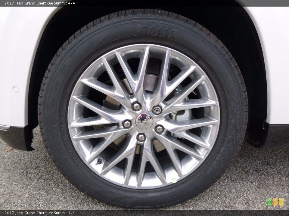 2017 Jeep Grand Cherokee Summit 4x4 Wheel and Tire Photo #115841425