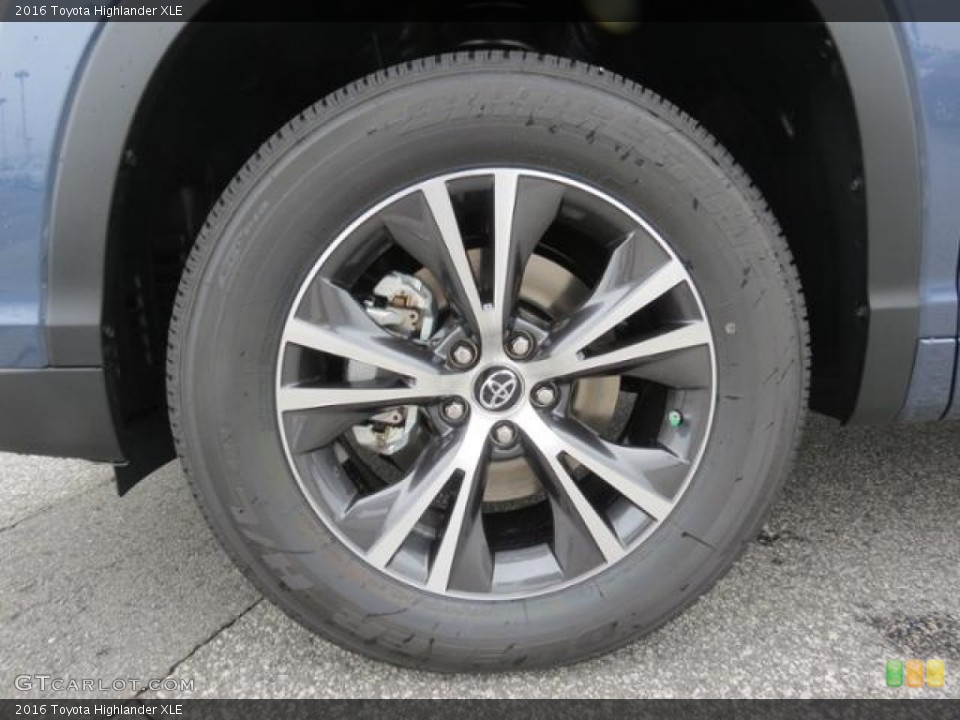 2016 Toyota Highlander XLE Wheel and Tire Photo #115844044
