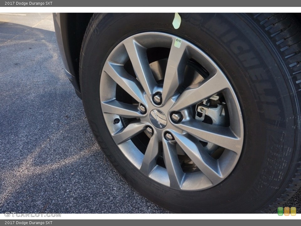 2017 Dodge Durango SXT Wheel and Tire Photo #115845049