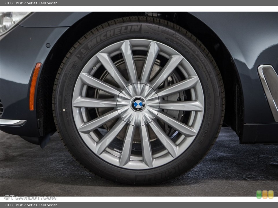 2017 BMW 7 Series 740i Sedan Wheel and Tire Photo #115866865