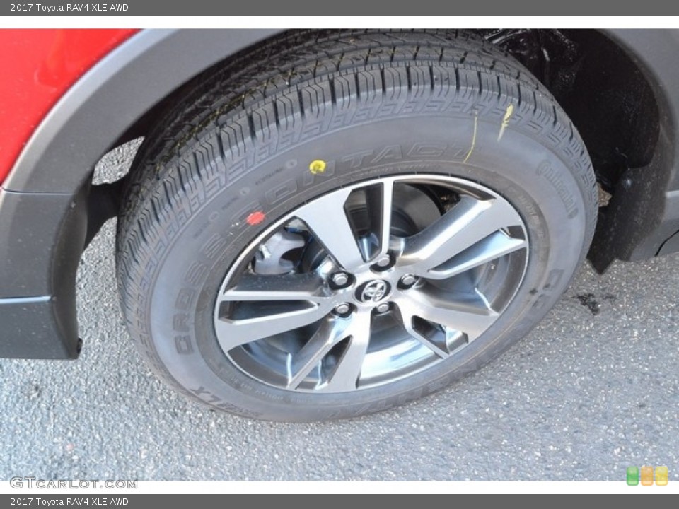 2017 Toyota RAV4 XLE AWD Wheel and Tire Photo #115872720