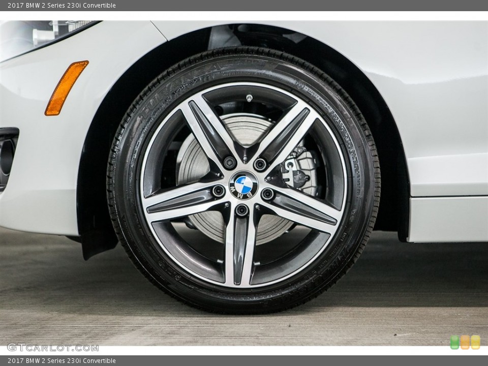 2017 BMW 2 Series 230i Convertible Wheel and Tire Photo #115876995