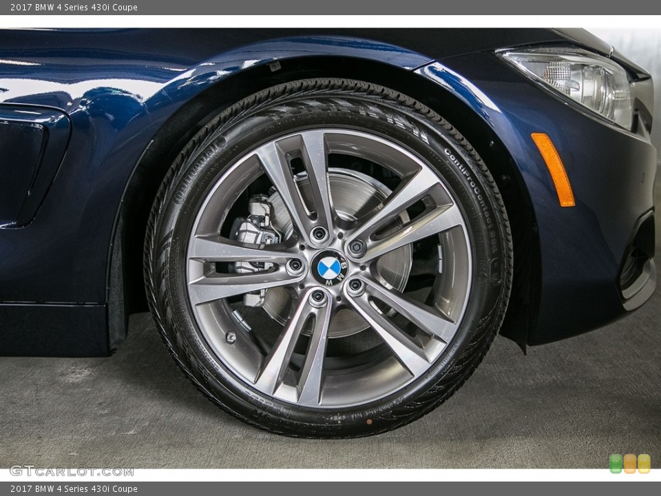 2017 BMW 4 Series 430i Coupe Wheel and Tire Photo #115877613