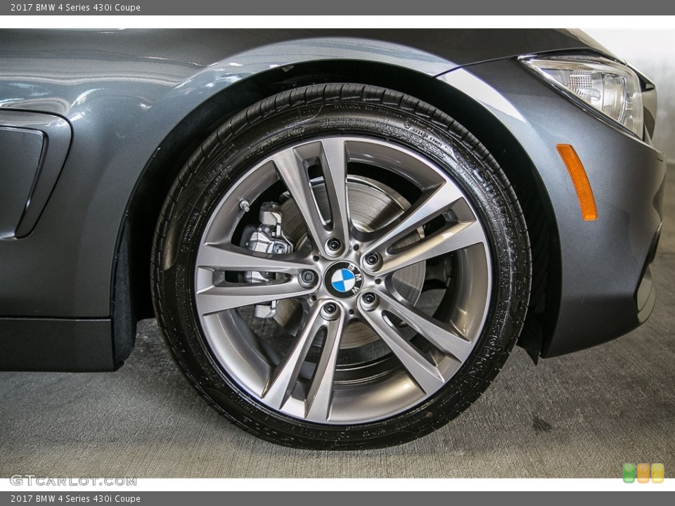 2017 BMW 4 Series 430i Coupe Wheel and Tire Photo #115877913
