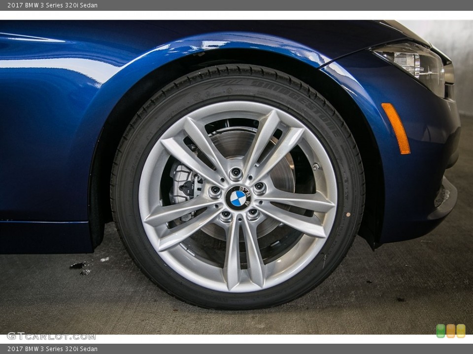 2017 BMW 3 Series 320i Sedan Wheel and Tire Photo #115878483