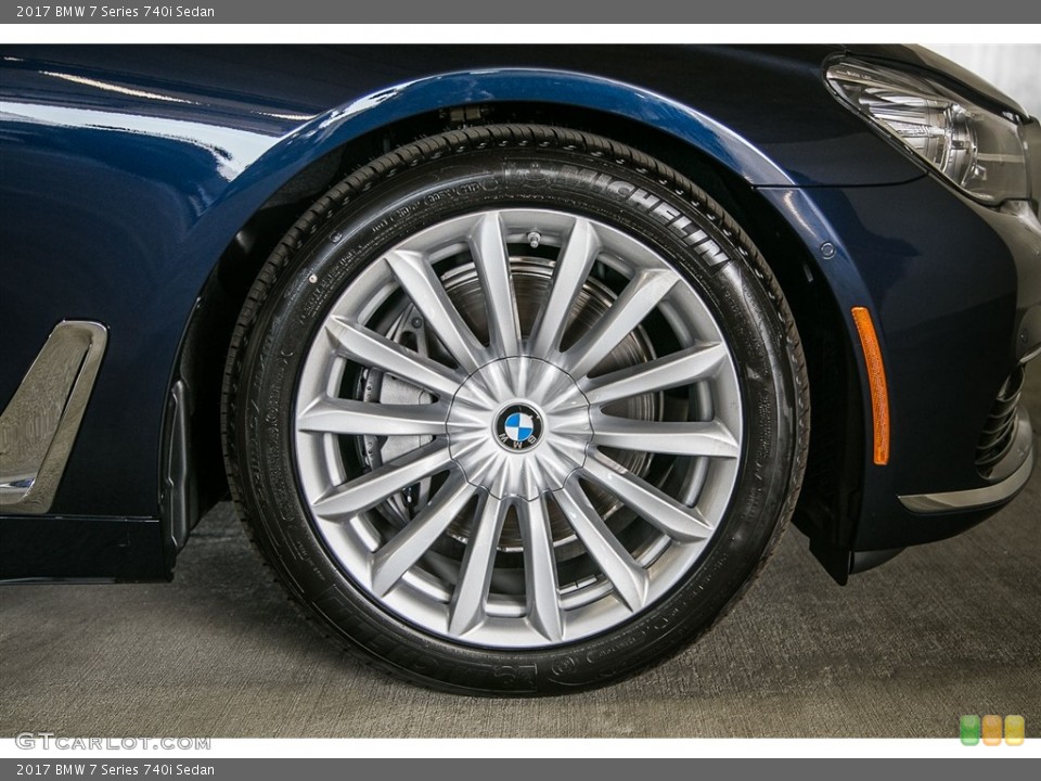 2017 BMW 7 Series 740i Sedan Wheel and Tire Photo #115879620
