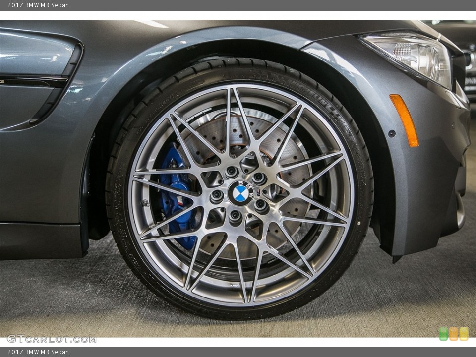 2017 BMW M3 Sedan Wheel and Tire Photo #115880214