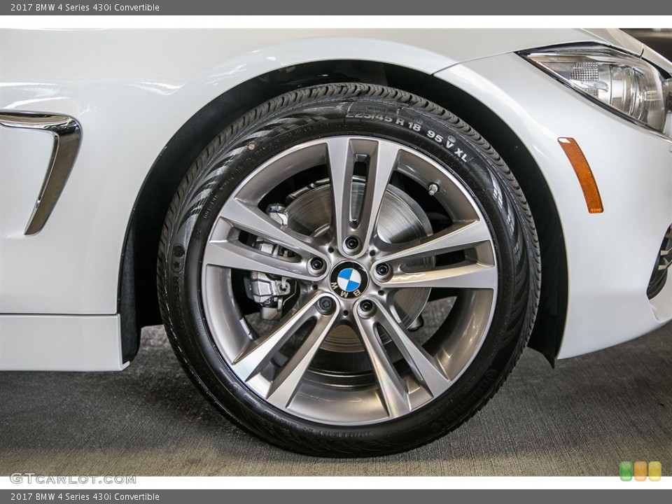 2017 BMW 4 Series 430i Convertible Wheel and Tire Photo #115881018