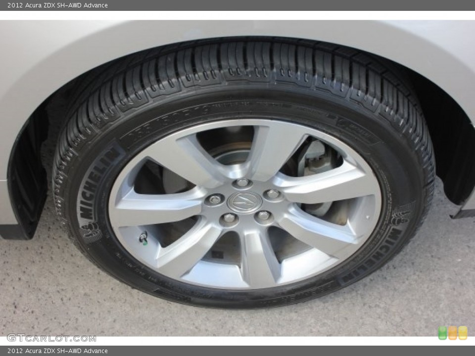2012 Acura ZDX SH-AWD Advance Wheel and Tire Photo #115882695