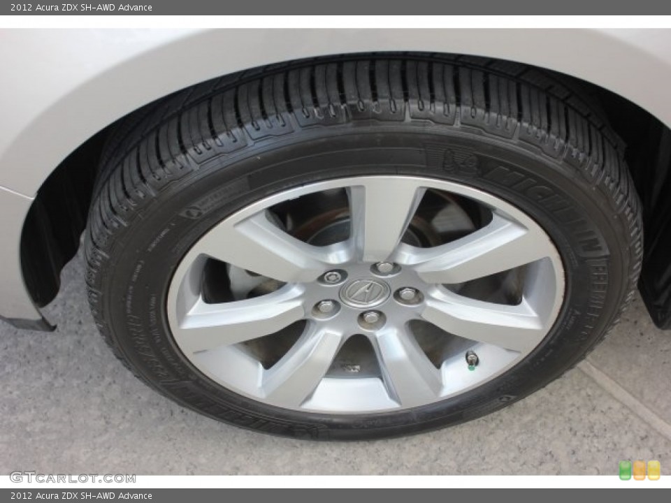 2012 Acura ZDX SH-AWD Advance Wheel and Tire Photo #115882704