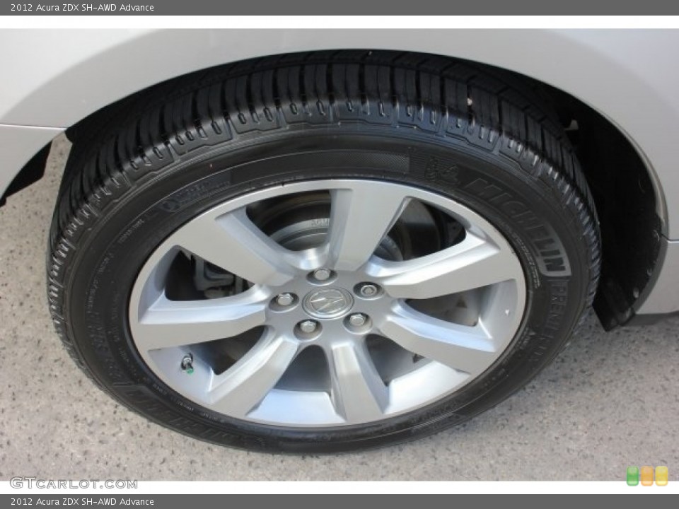 2012 Acura ZDX SH-AWD Advance Wheel and Tire Photo #115882744