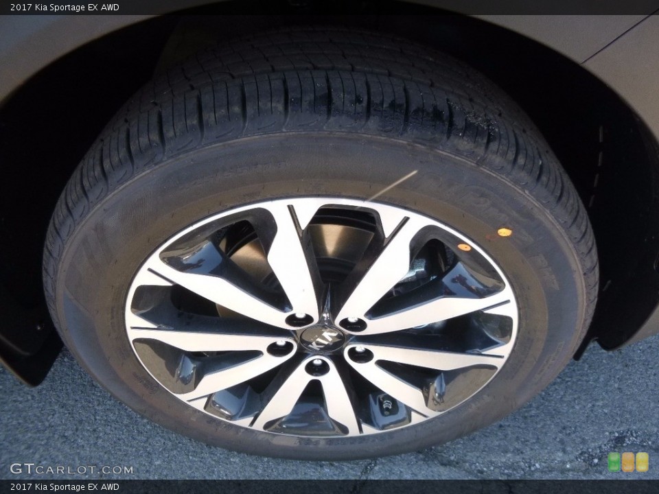 2017 Kia Sportage EX AWD Wheel and Tire Photo #115889703