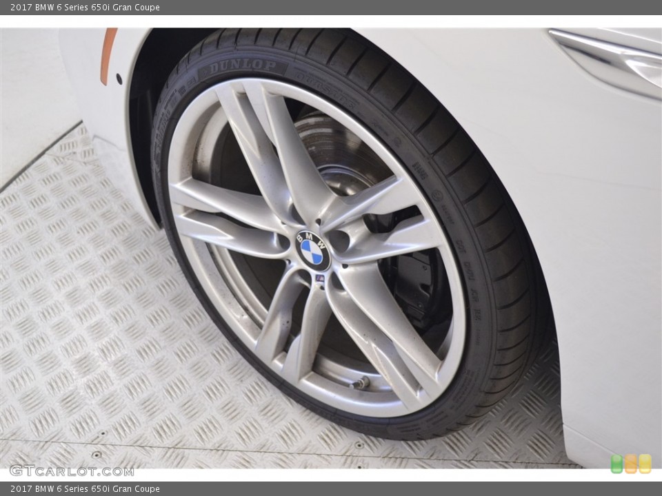 2017 BMW 6 Series 650i Gran Coupe Wheel and Tire Photo #115923539