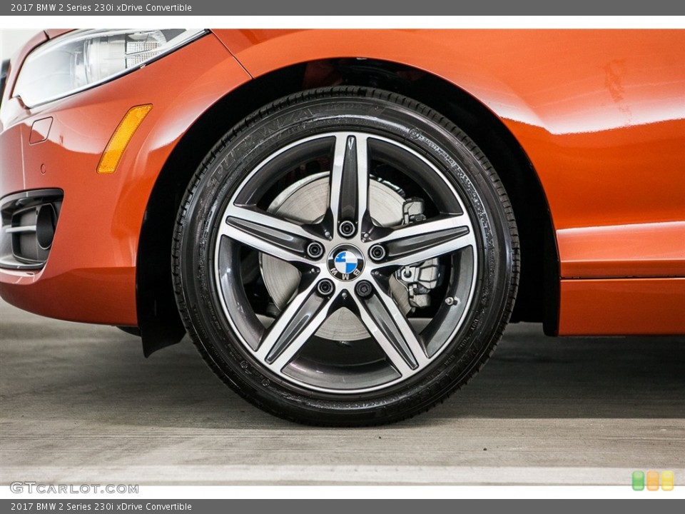 2017 BMW 2 Series 230i xDrive Convertible Wheel and Tire Photo #115933992