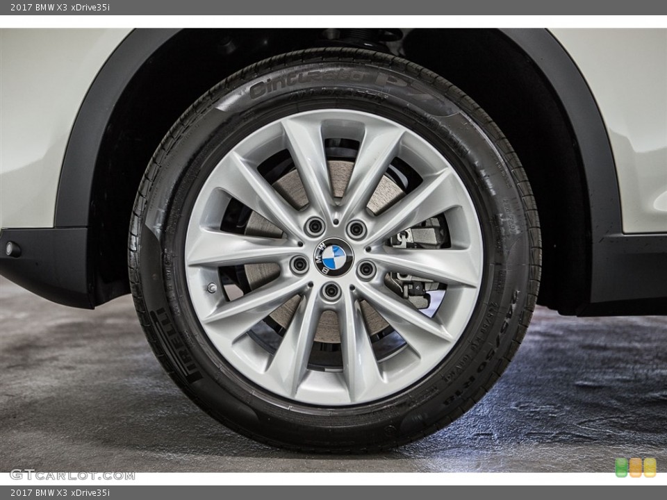 2017 BMW X3 xDrive35i Wheel and Tire Photo #115956246