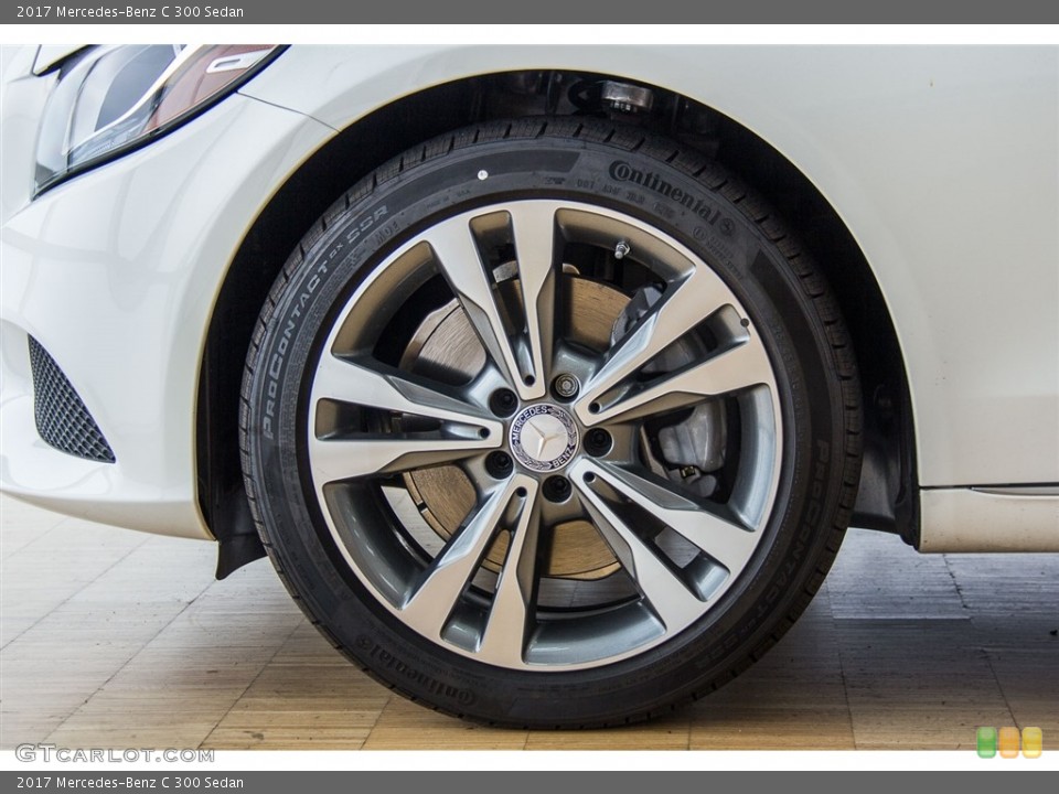 2017 Mercedes-Benz C 300 Sedan Wheel and Tire Photo #115964580