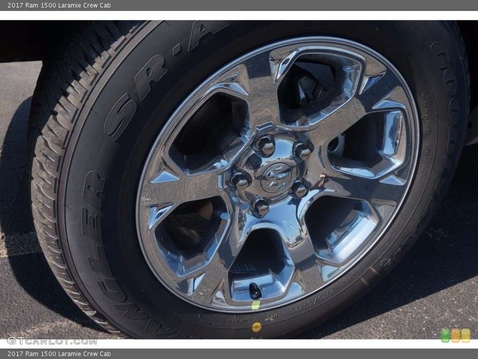 2017 Ram 1500 Laramie Crew Cab Wheel and Tire Photo #115973944