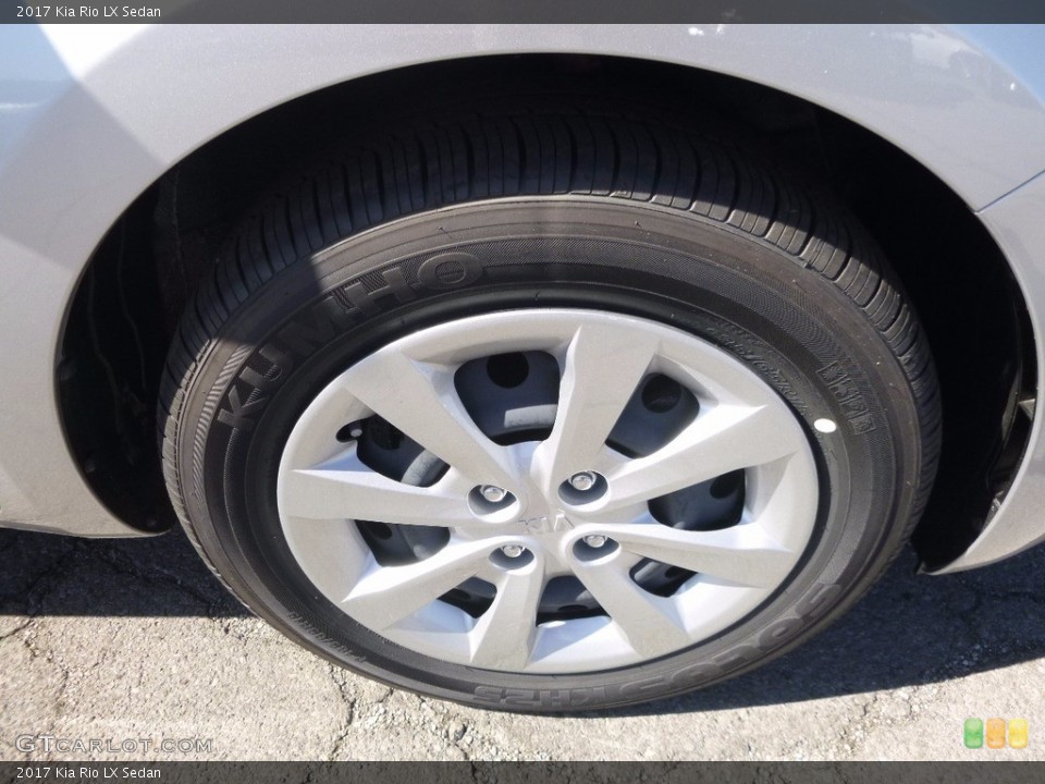 2017 Kia Rio LX Sedan Wheel and Tire Photo #115995321