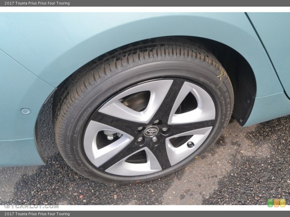 2017 Toyota Prius Prius Four Touring Wheel and Tire Photo #116005188