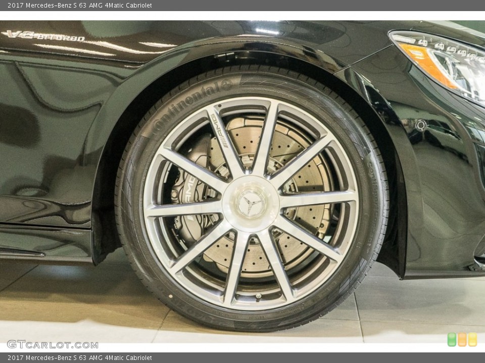 2017 Mercedes-Benz S 63 AMG 4Matic Cabriolet Wheel and Tire Photo #116024373