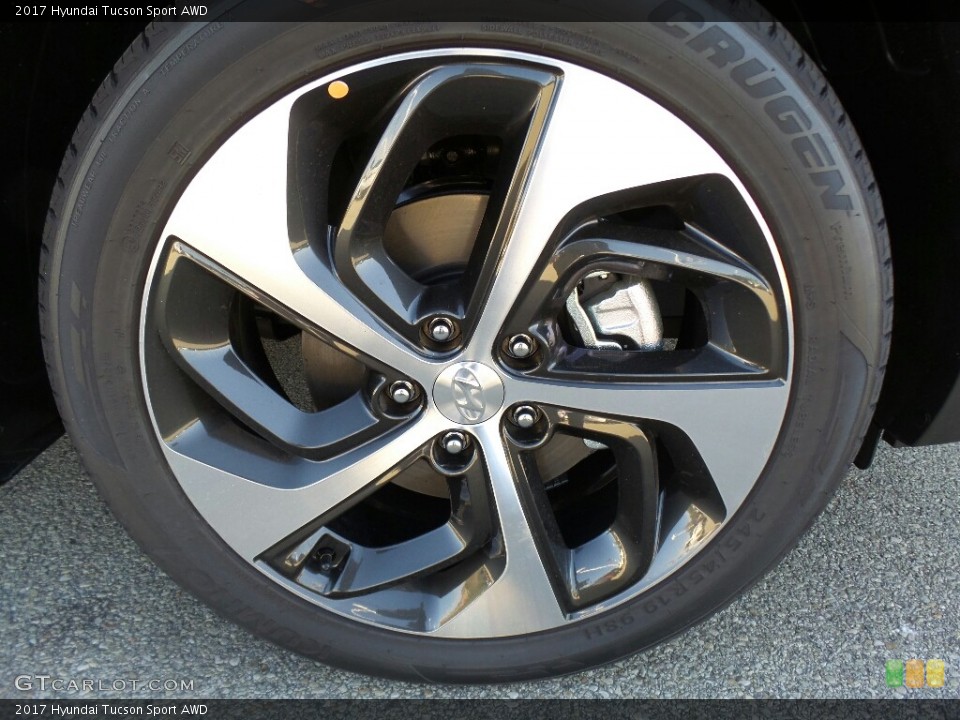 2017 Hyundai Tucson Sport AWD Wheel and Tire Photo #116024832