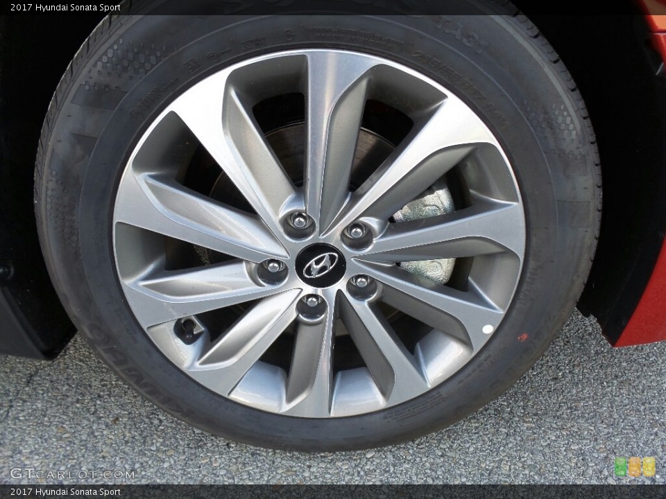 2017 Hyundai Sonata Sport Wheel and Tire Photo #116028093
