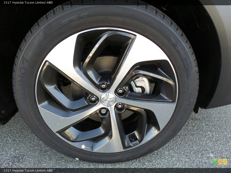 2017 Hyundai Tucson Limited AWD Wheel and Tire Photo #116036415