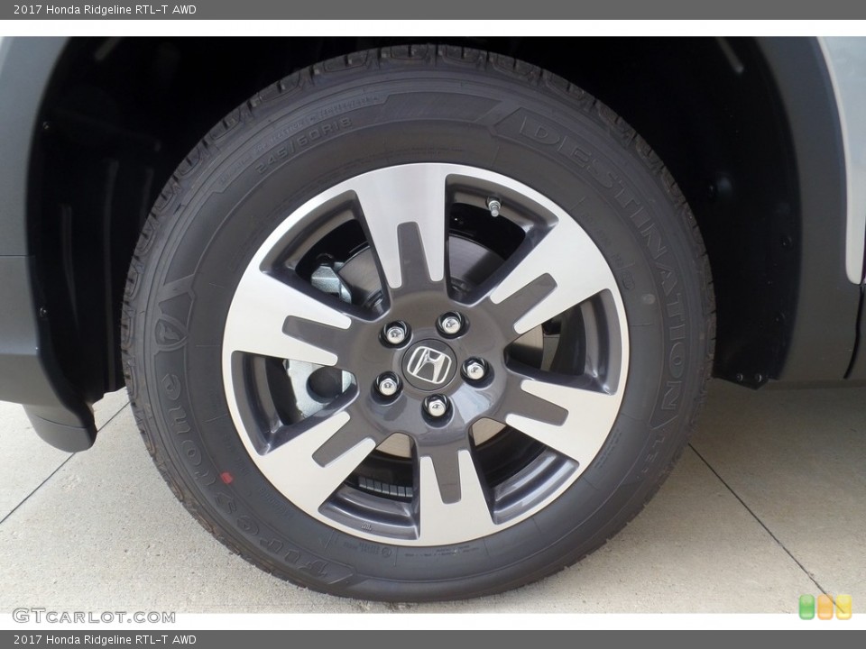 2017 Honda Ridgeline RTL-T AWD Wheel and Tire Photo #116038968