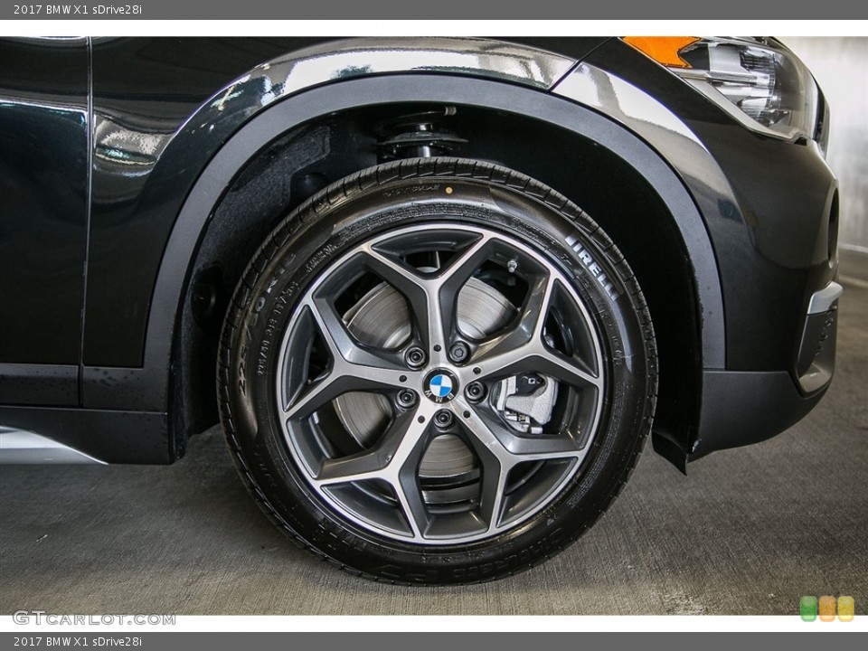 2017 BMW X1 sDrive28i Wheel and Tire Photo #116048424