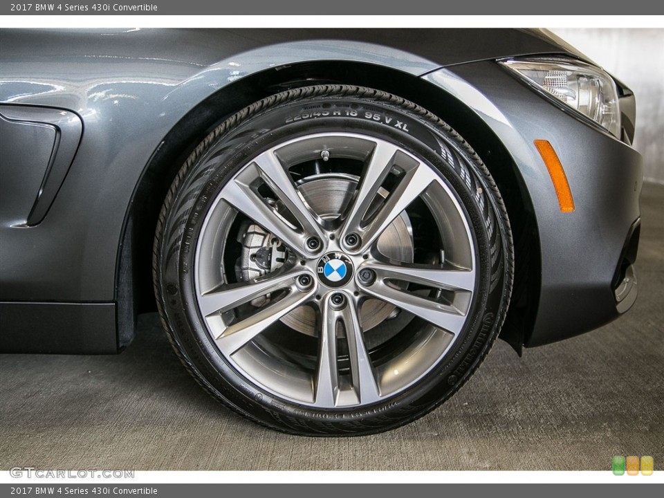 2017 BMW 4 Series 430i Convertible Wheel and Tire Photo #116048691
