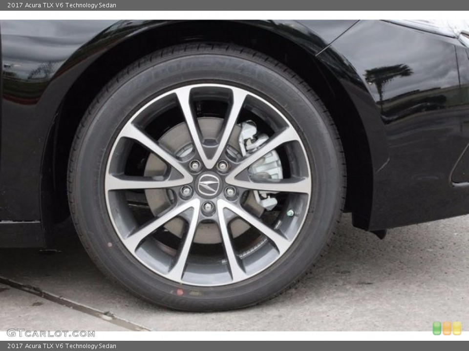 2017 Acura TLX V6 Technology Sedan Wheel and Tire Photo #116049087