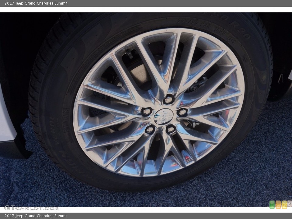 2017 Jeep Grand Cherokee Summit Wheel and Tire Photo #116083355