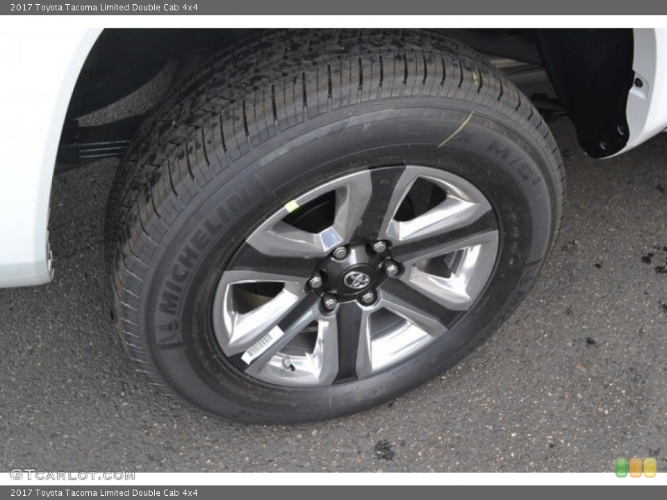 2017 Toyota Tacoma Limited Double Cab 4x4 Wheel and Tire Photo #116086835
