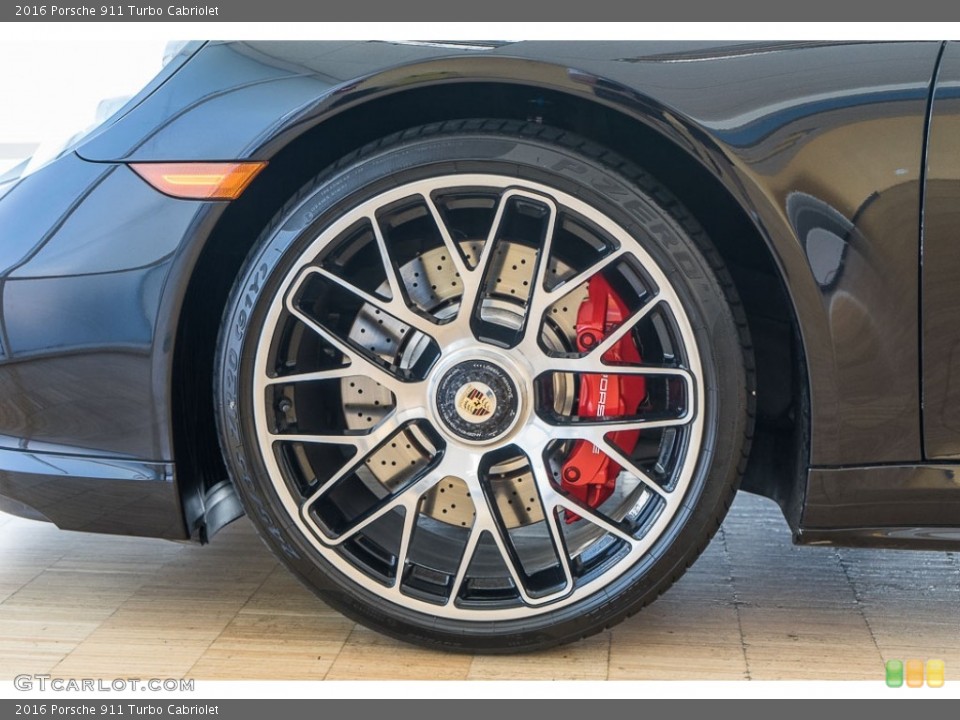 2016 Porsche 911 Turbo Cabriolet Wheel and Tire Photo #116088536