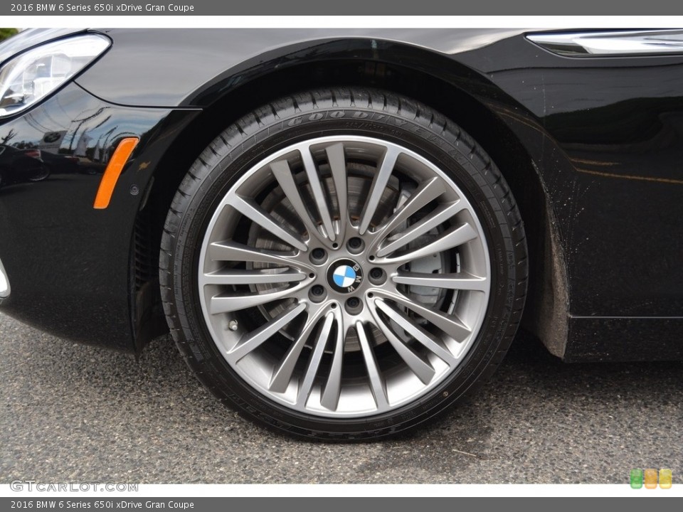 2016 BMW 6 Series 650i xDrive Gran Coupe Wheel and Tire Photo #116089946