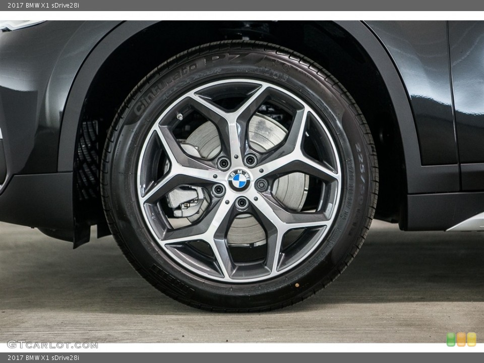2017 BMW X1 sDrive28i Wheel and Tire Photo #116091425