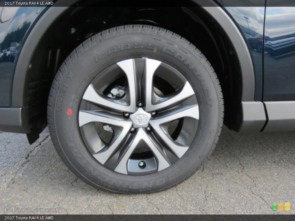 2017 Toyota RAV4 LE AWD Wheel and Tire Photo #116092445