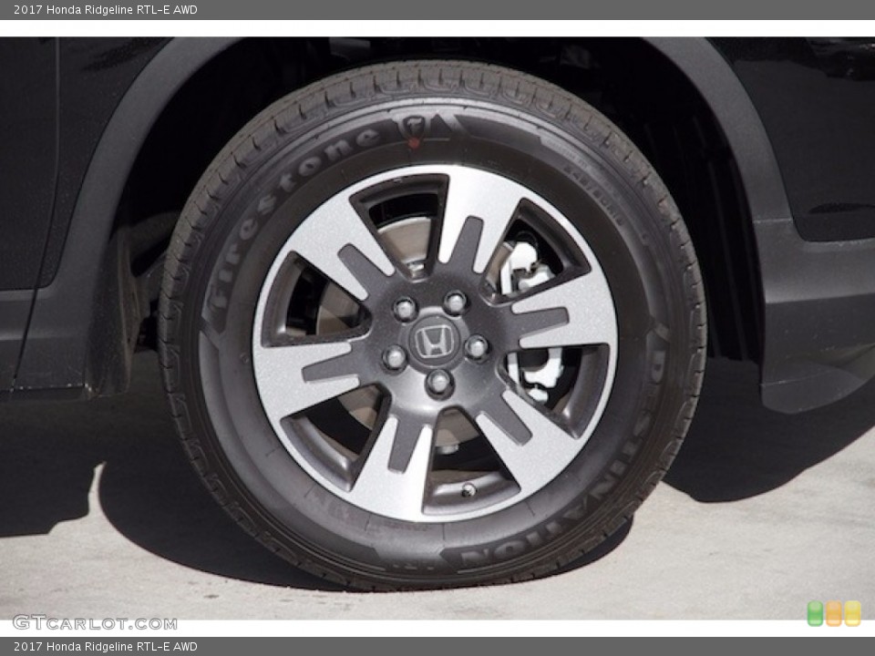2017 Honda Ridgeline RTL-E AWD Wheel and Tire Photo #116097554