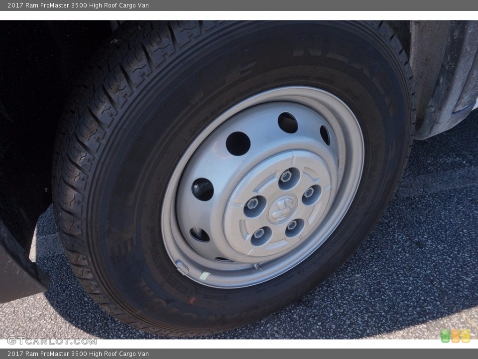 2017 Ram ProMaster 3500 High Roof Cargo Van Wheel and Tire Photo #116120002