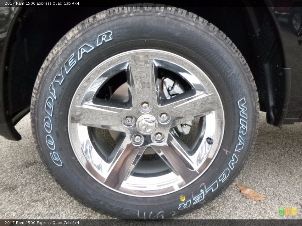 2017 Ram 1500 Express Quad Cab 4x4 Wheel and Tire Photo #116122660
