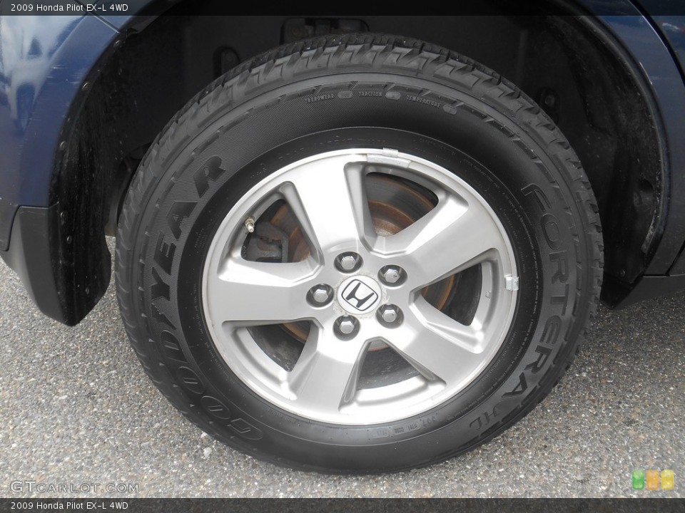 2009 Honda Pilot EX-L 4WD Wheel and Tire Photo #116158016