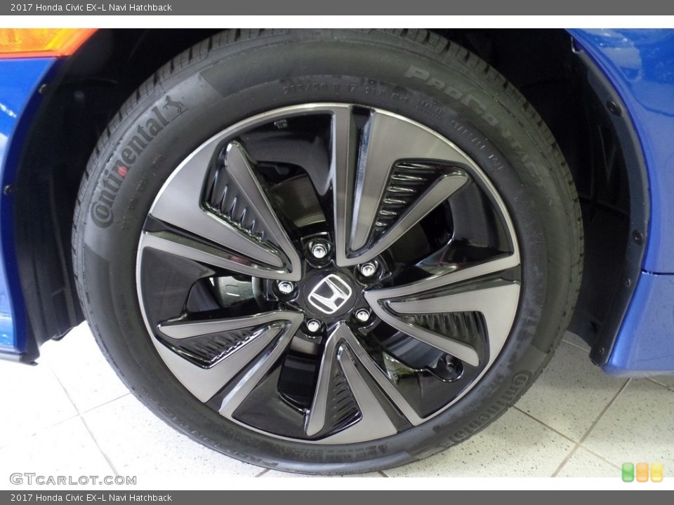 2017 Honda Civic EX-L Navi Hatchback Wheel and Tire Photo #116161250